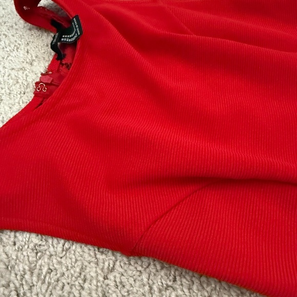 Forever 21 Red Backless Lace Dress - Picture 3 of 5